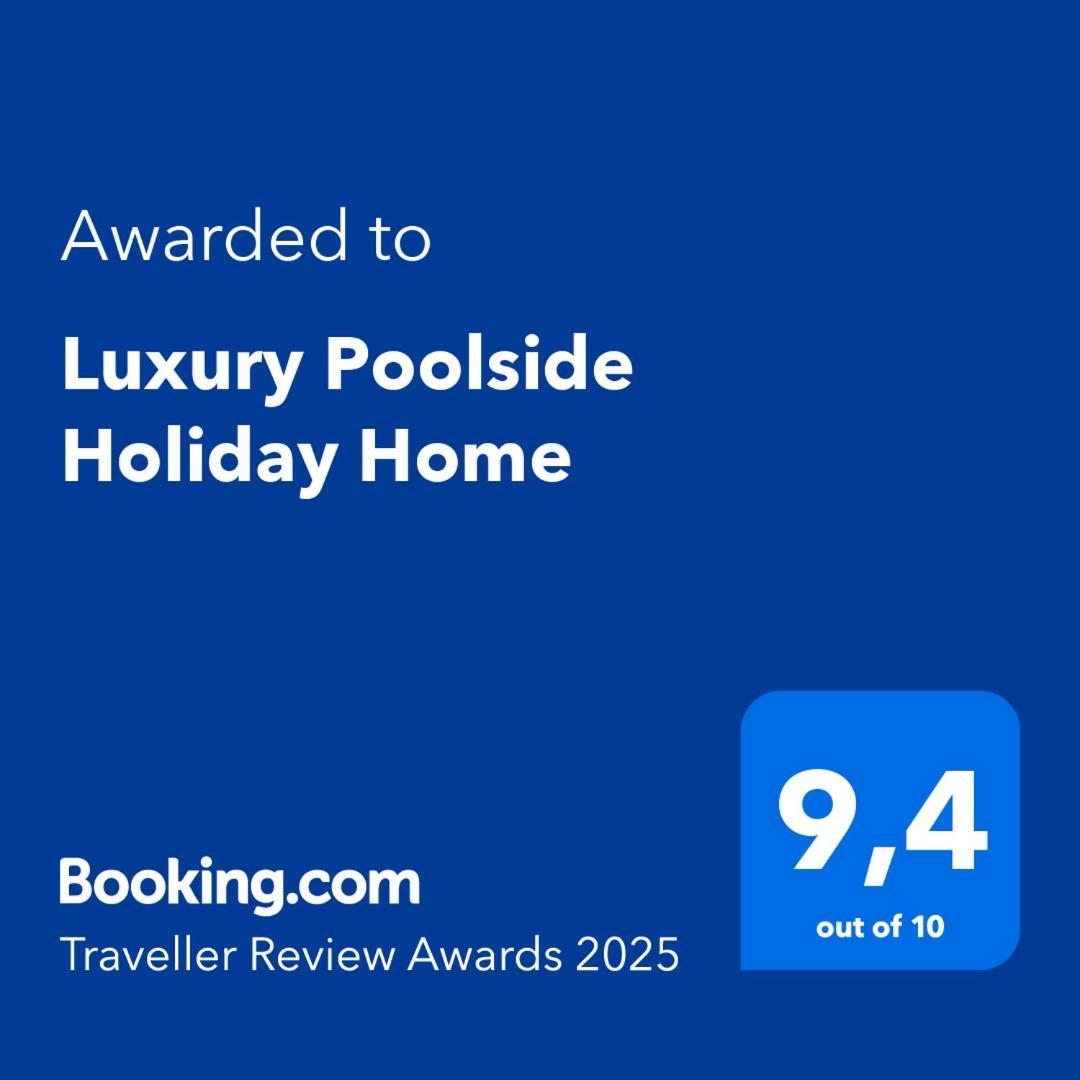 Luxury Poolside Holiday Home 마스팔로마스 외부 사진